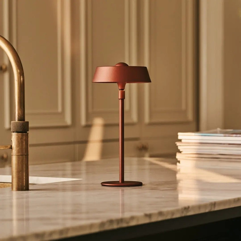 Luca Bronze USB Rechargeable Lamp | Minimalist, Playful & Dimmable - LUXONAS HOME