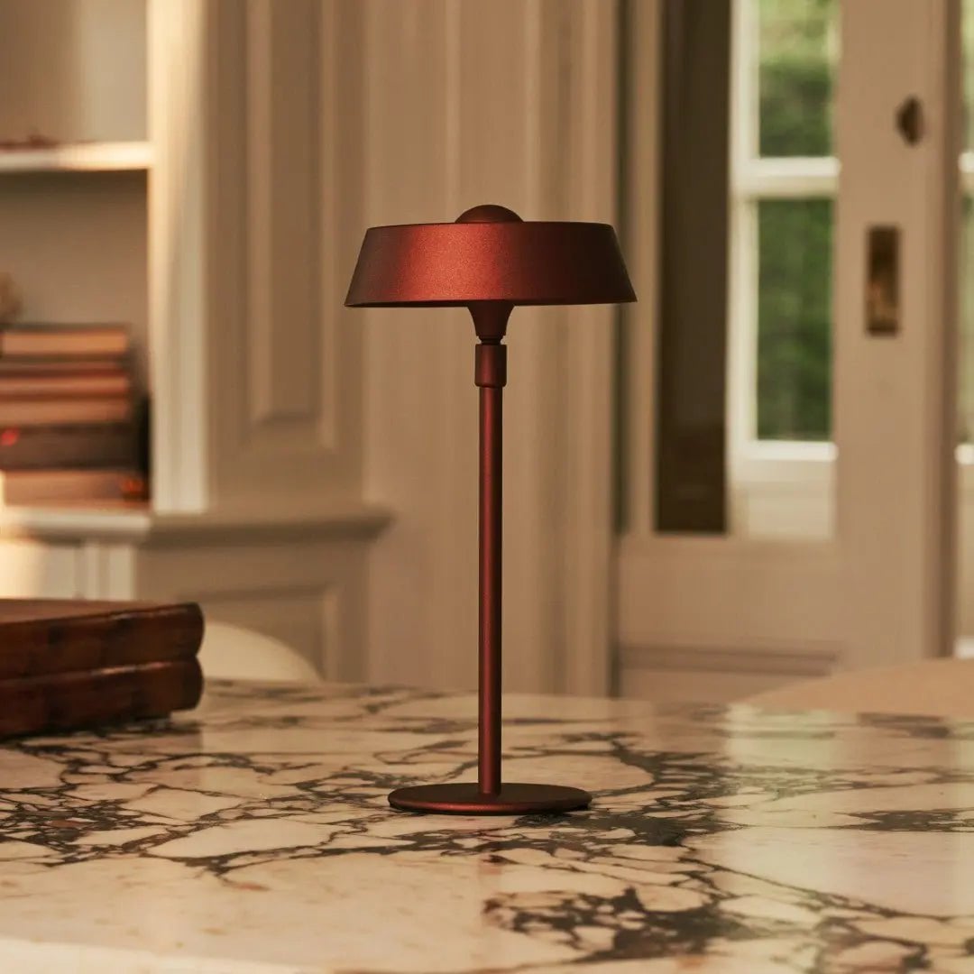 Luca Bronze USB Rechargeable Lamp | Minimalist, Playful & Dimmable - LUXONAS HOME