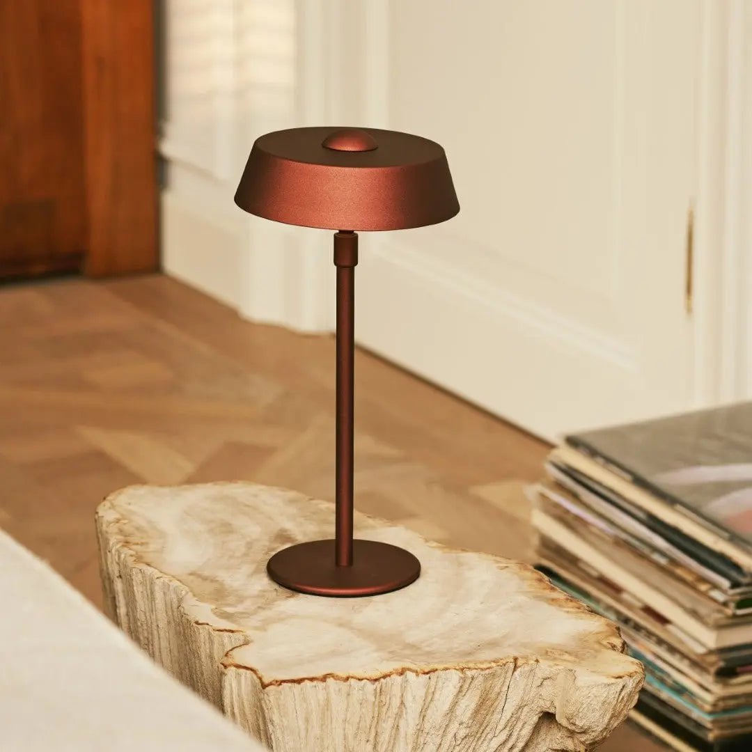 Luca Bronze USB Rechargeable Lamp | Minimalist, Playful & Dimmable - LUXONAS HOME