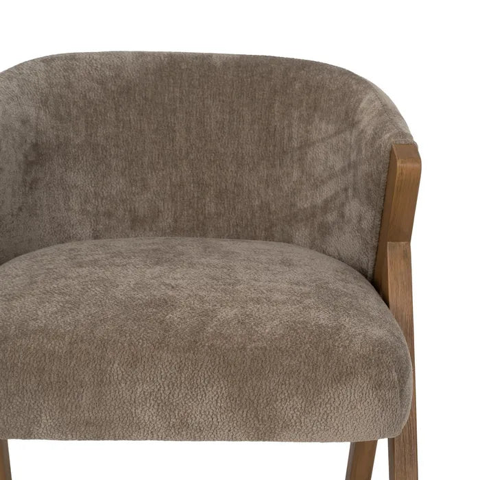 Luma Taupe Armchair - Stylish Comfort for Any Space - LUXONAS
