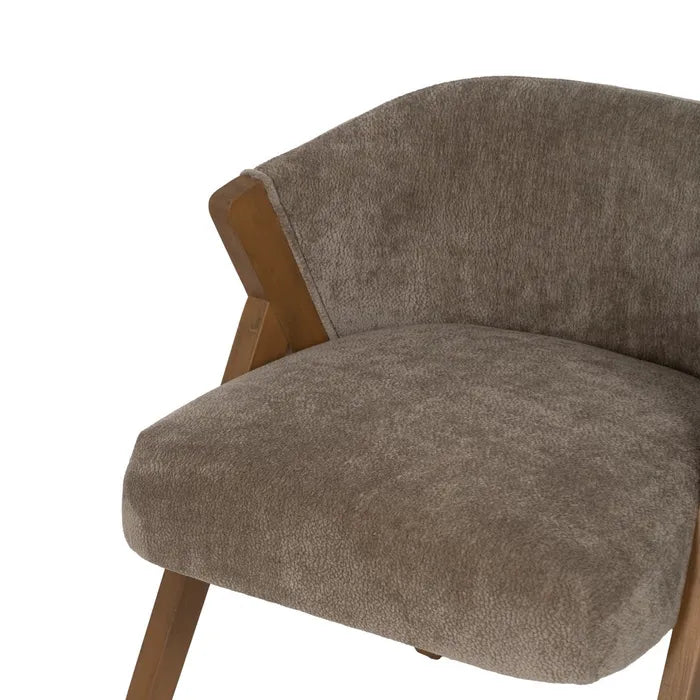 Luma Taupe Armchair - Stylish Comfort for Any Space - LUXONAS