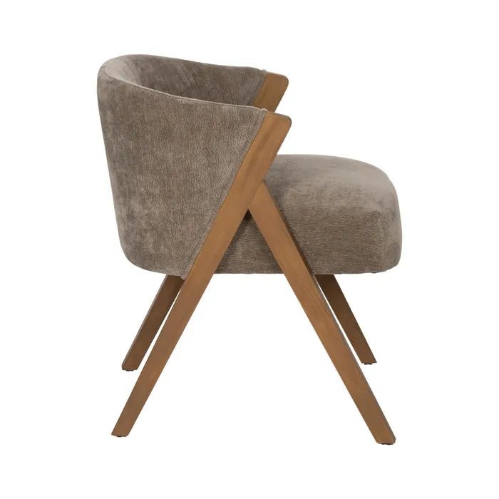 Luma Taupe Armchair - Stylish Comfort for Any Space - LUXONAS