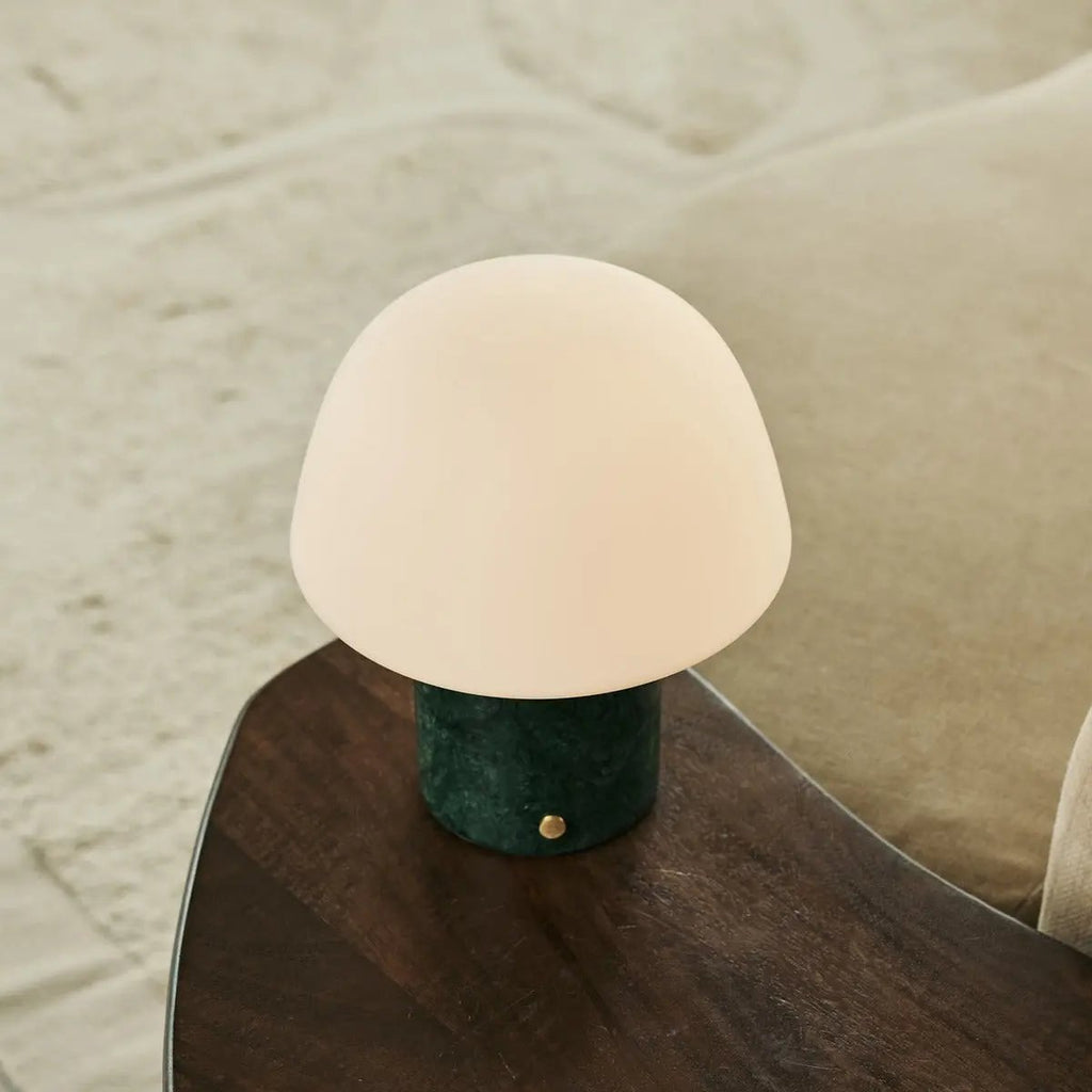 Maes Green – Verde Alpi Marble Rechargeable Table Lamp | Elegant, Stylish & Functional - LUXONAS HOME