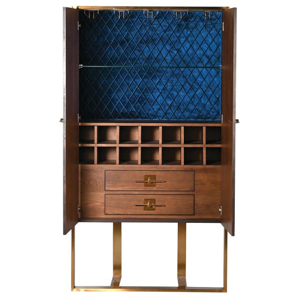 Makore Drinks Cabinet - LUXONAS