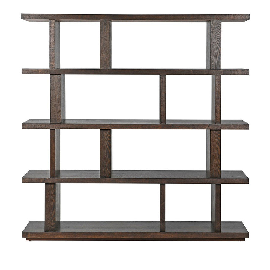 Makore Industrial Bookshelf