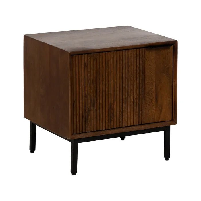 Mango Bedside Svelte - Elegant Mango Wood Nightstand - LUXONAS