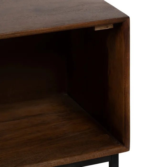 Mango Bedside Svelte - Elegant Mango Wood Nightstand - LUXONAS
