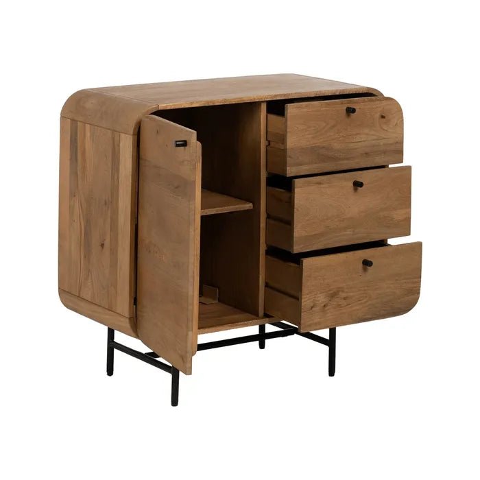 Mango Cabinet Nova Curve – Stylish Storage Solution - LUXONAS