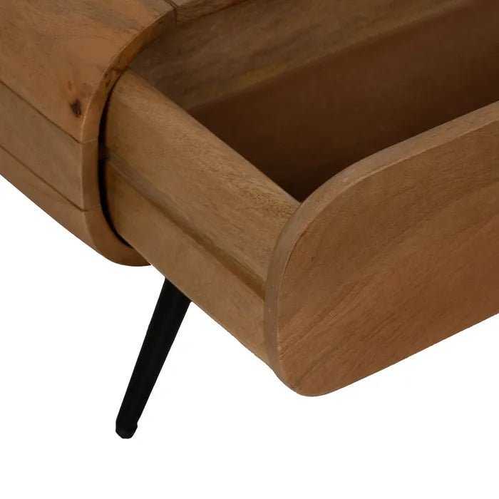 Mango Coffee Table Nova Curve - Elegant and Functional Design - LUXONAS