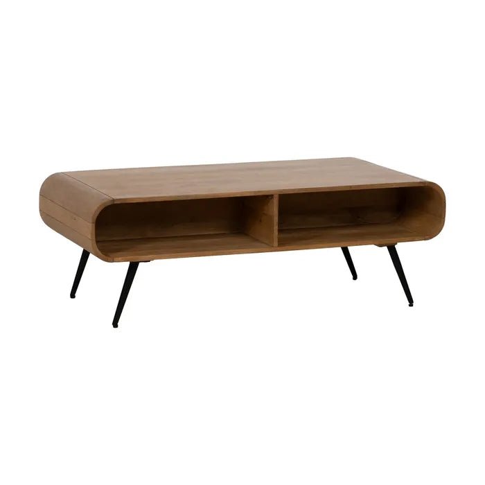 Mango Coffee Table Nova Curve - Elegant and Functional Design - LUXONAS