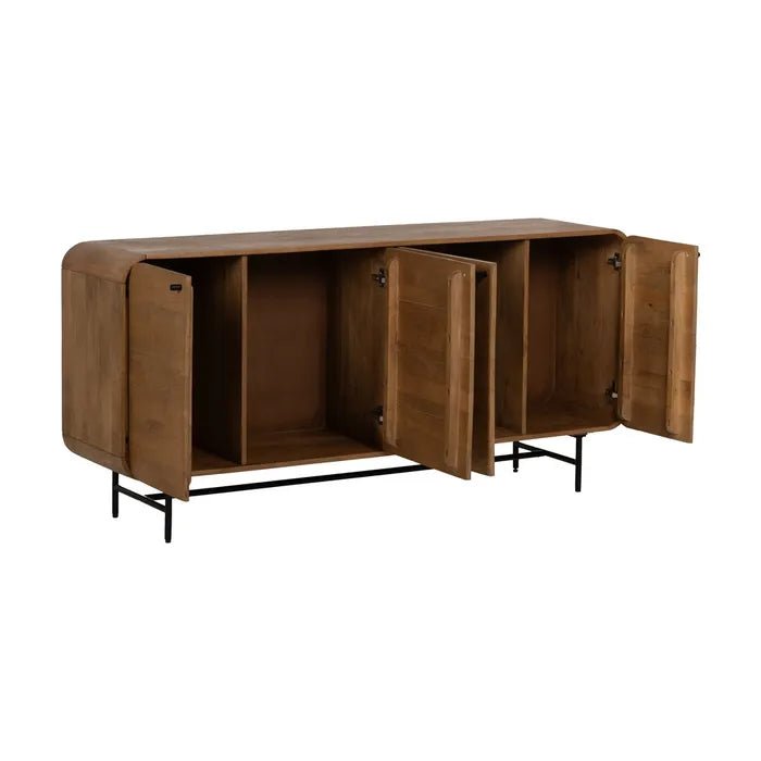 Mango Sideboard Nova Curve - Elegant Storage Solution - LUXONAS