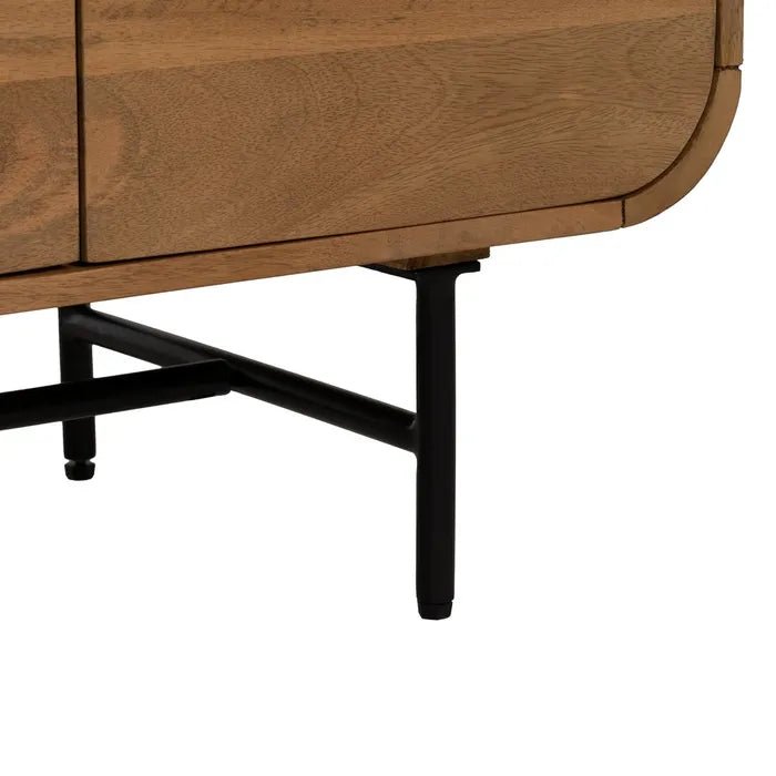 Mango Sideboard Nova Curve - Elegant Storage Solution - LUXONAS