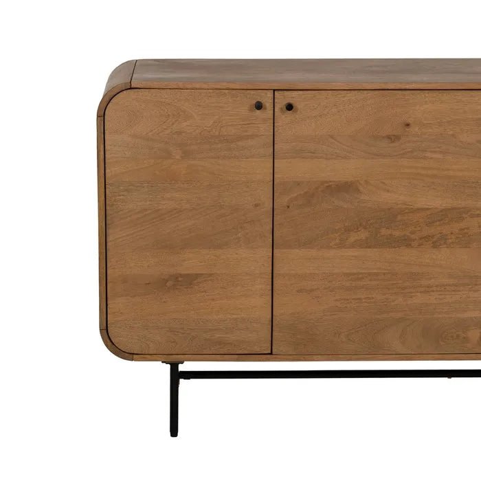 Mango Sideboard Nova Curve - Elegant Storage Solution - LUXONAS