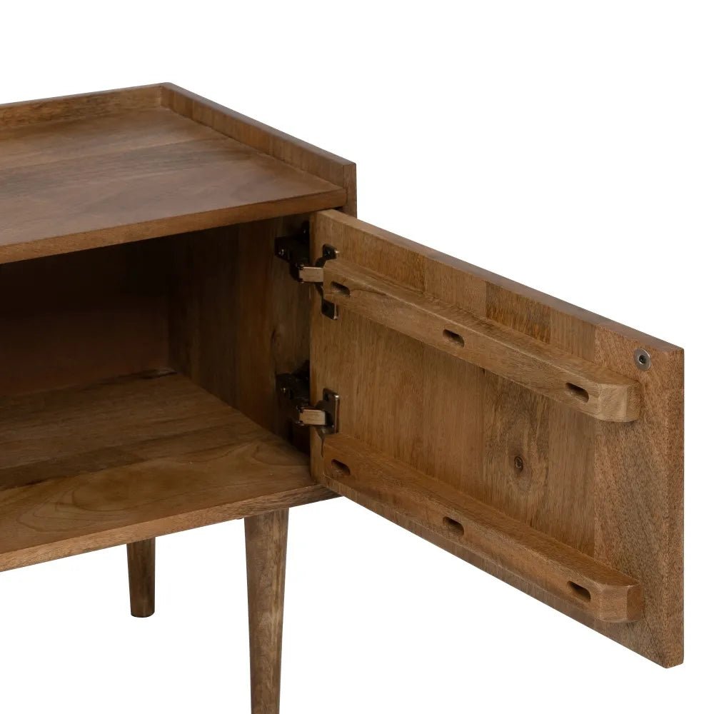 Mango TV Unit Belda - Elegant Wooden Design - LUXONAS