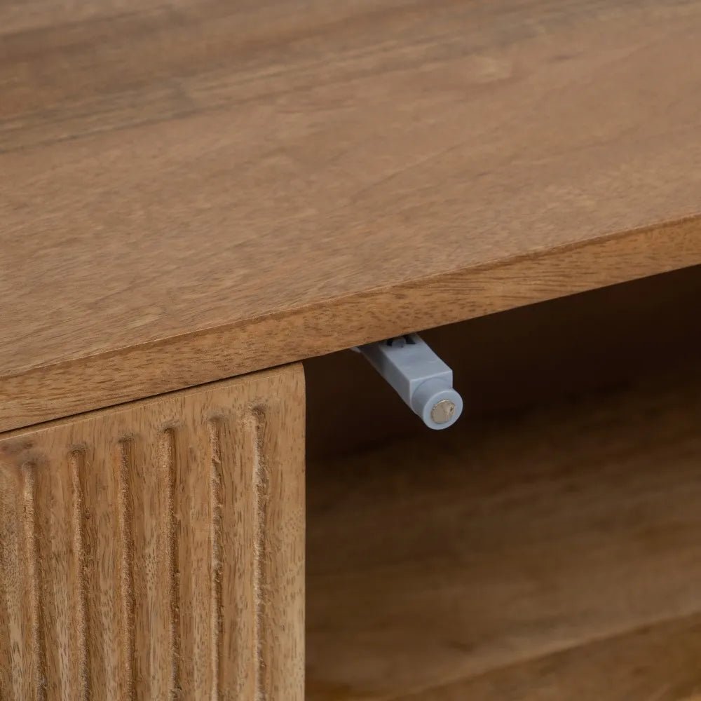 Mango TV Unit Belda - Elegant Wooden Design - LUXONAS