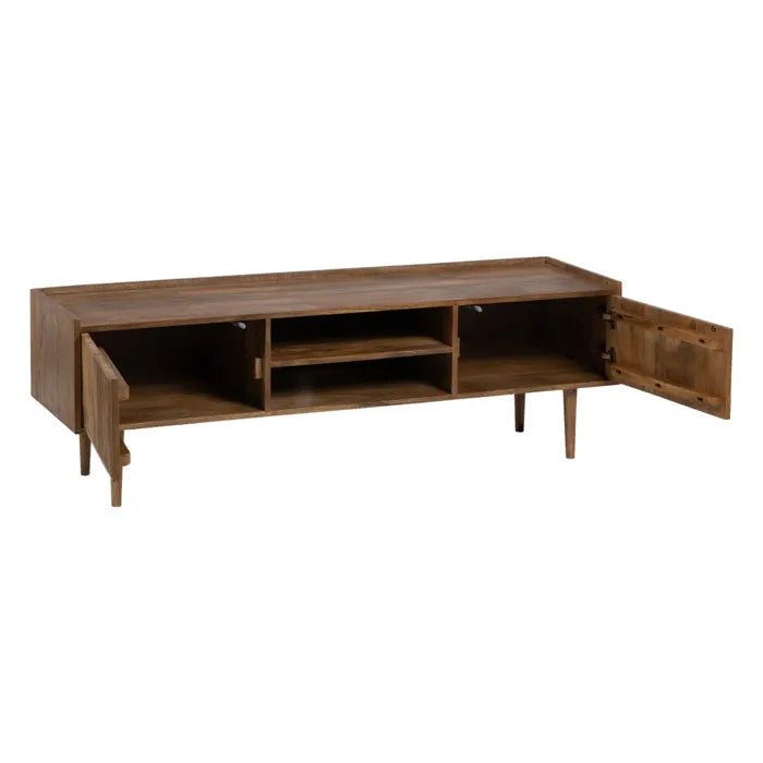 Mango TV Unit Belda - Stylish and Functional Entertainment Center - LUXONAS