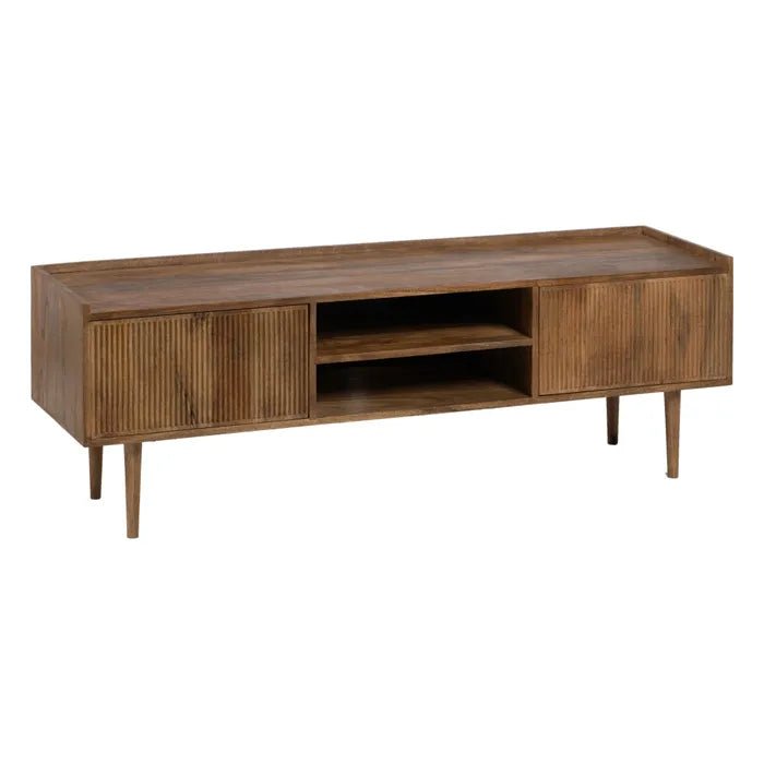 Mango TV Unit Belda - Stylish and Functional Entertainment Center - LUXONAS