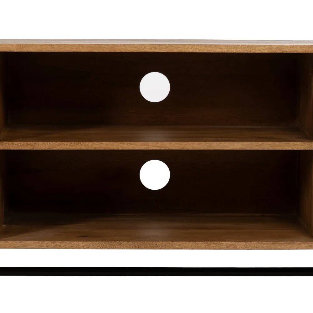Mango TV Unit Nova Curve – Stylish and Functional Furniture - LUXONAS