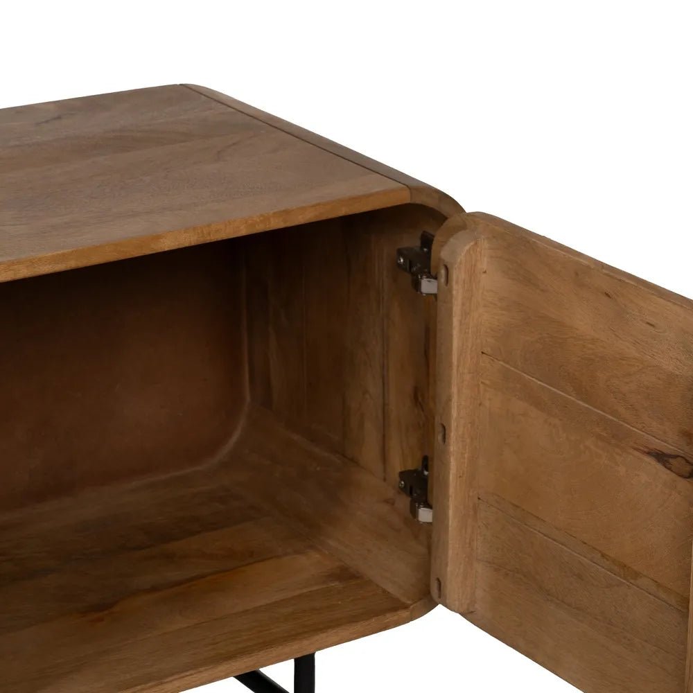 Mango TV Unit Nova Curve – Stylish and Functional Furniture - LUXONAS