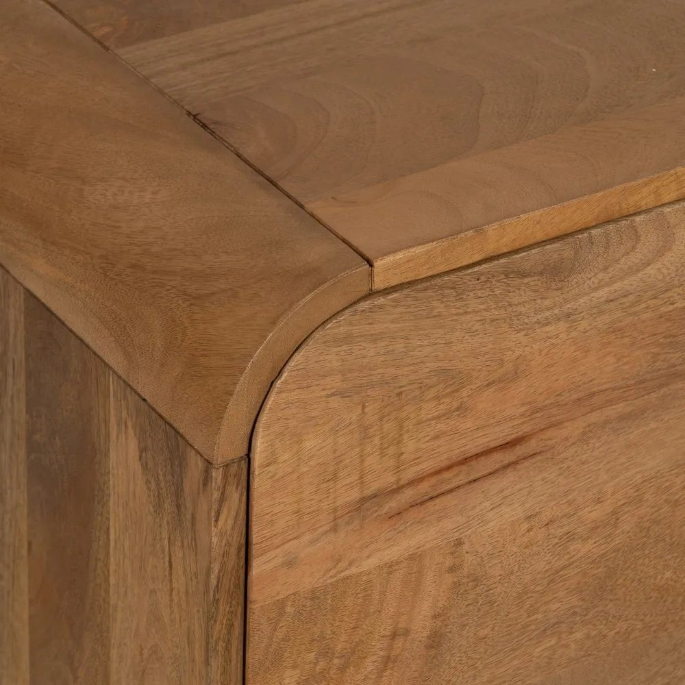 Mango TV Unit Nova Curve – Stylish and Functional Furniture - LUXONAS