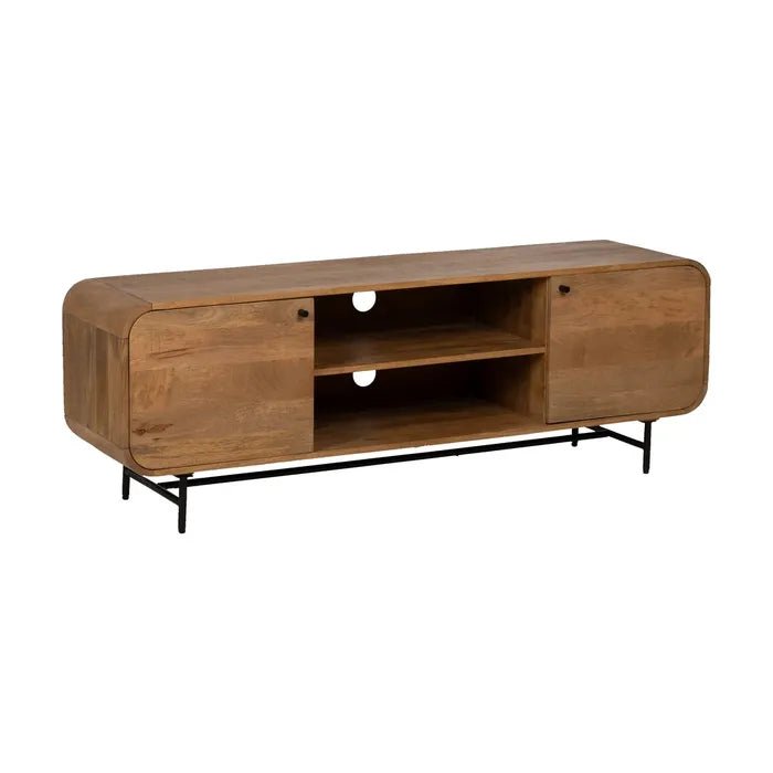 Mango TV Unit Nova Curve – Stylish and Functional Furniture - LUXONAS