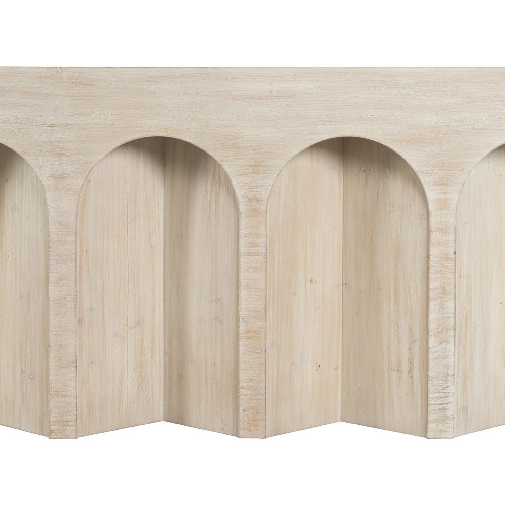 Mango Wood 5 Legged Console Table - LUXONAS