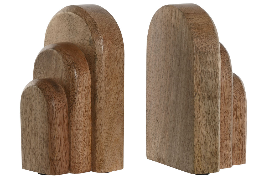 Mango Wood Bookends - LUXONAS