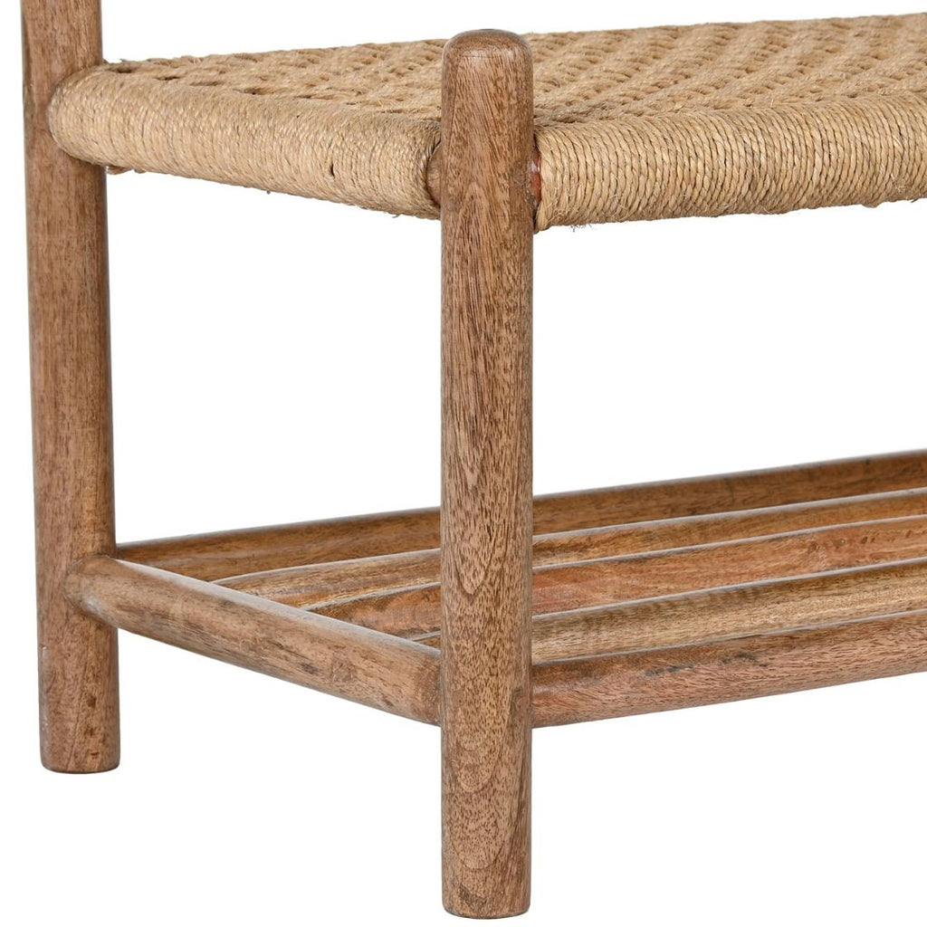 Mango Wood Coat Hanger Shelf - LUXONAS