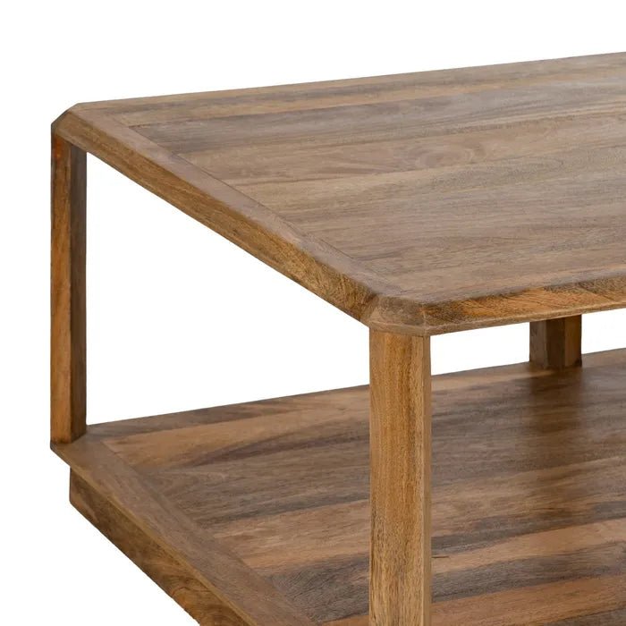 Mango Wood Coffee Table - Elegant & Durable Design - LUXONAS