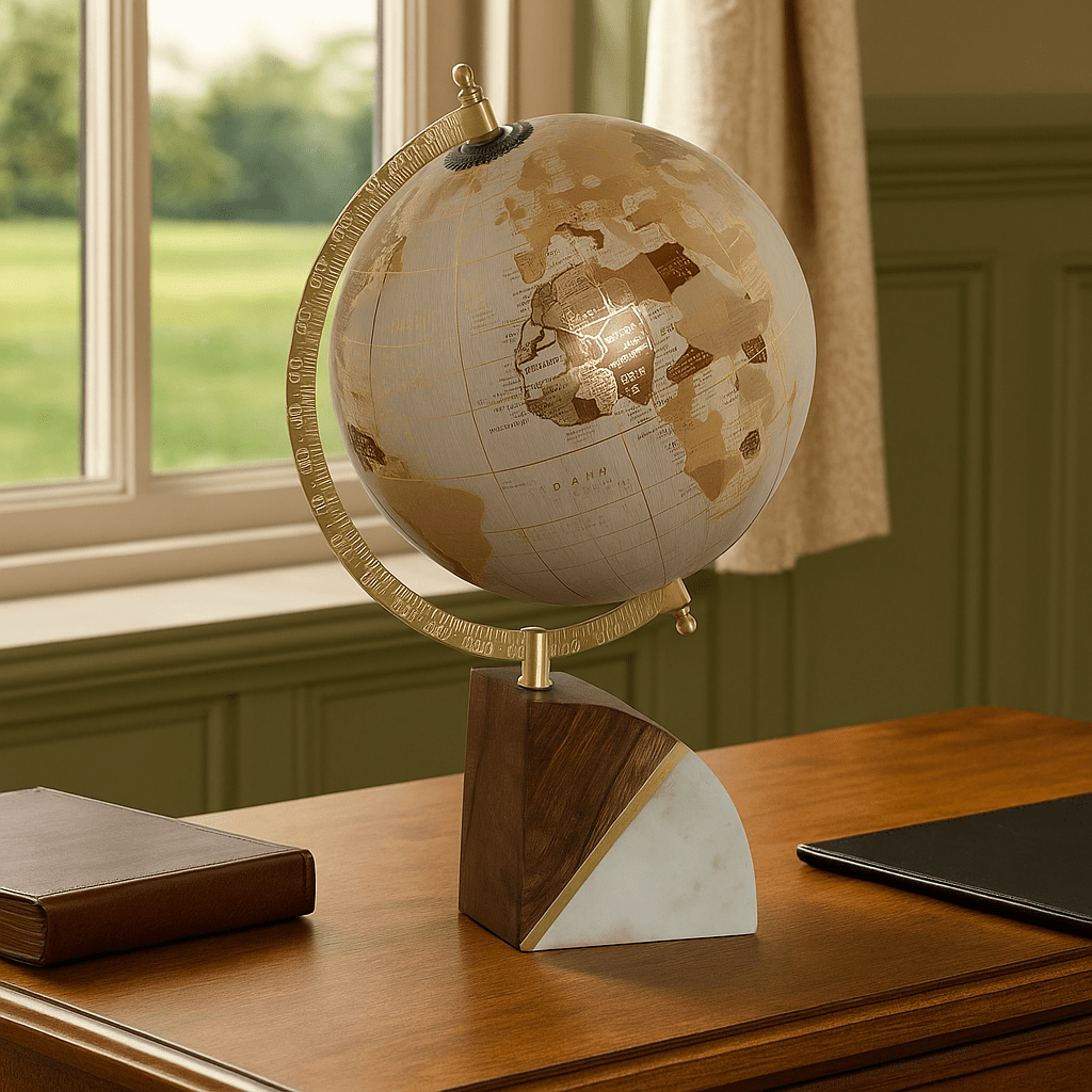 Marble Base Globe - LUXONAS