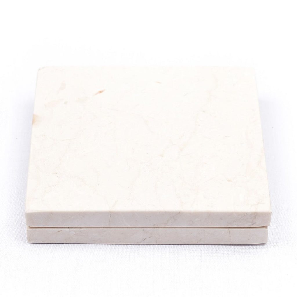 Marble Coaster MEWALI set of 4 or 8 - LUXONAS HOME