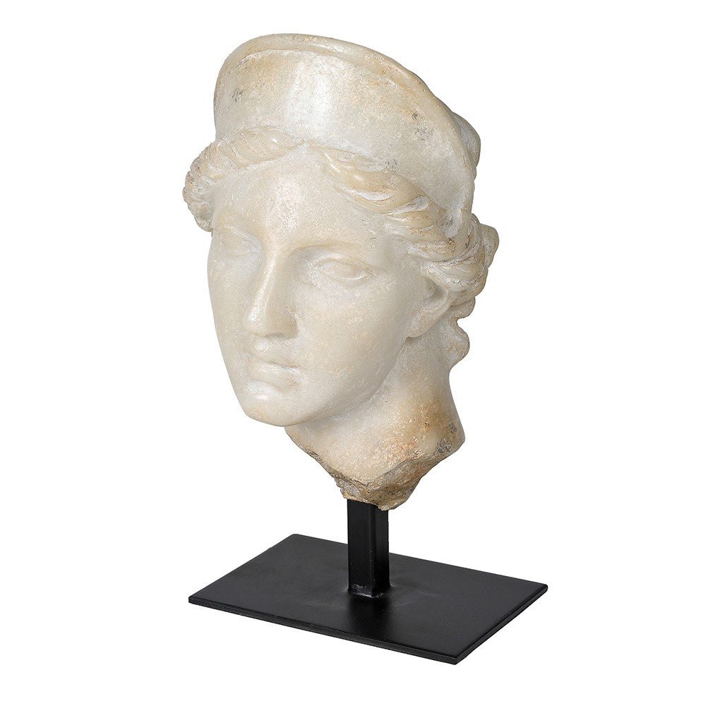 Marble Cream Aphrodite Bust Sculpture