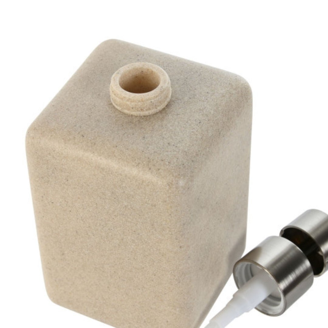 Marble Effect Cream Soap Dispenser - LUXONAS