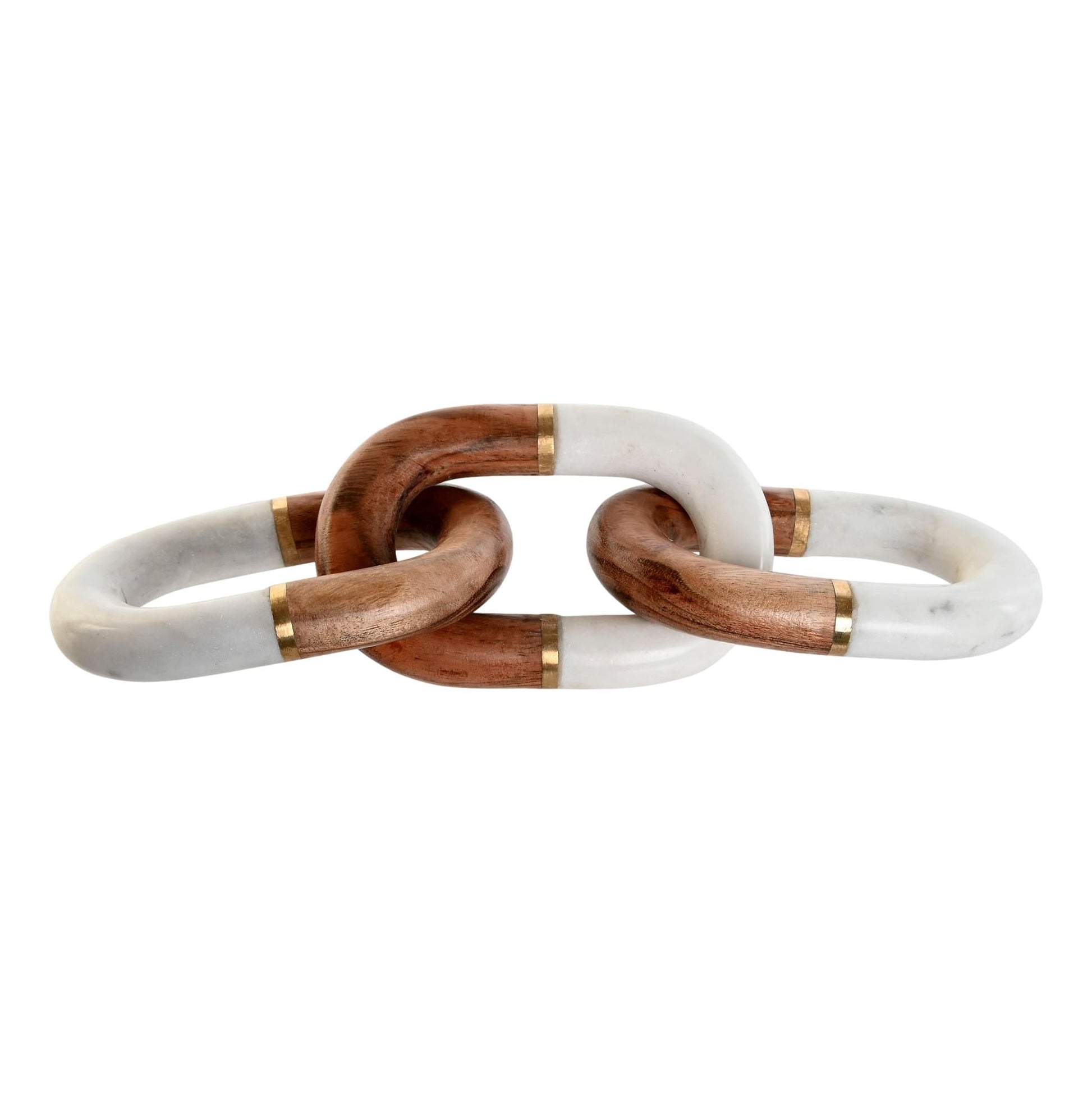 Marble & Wood Chain Deco - LUXONAS
