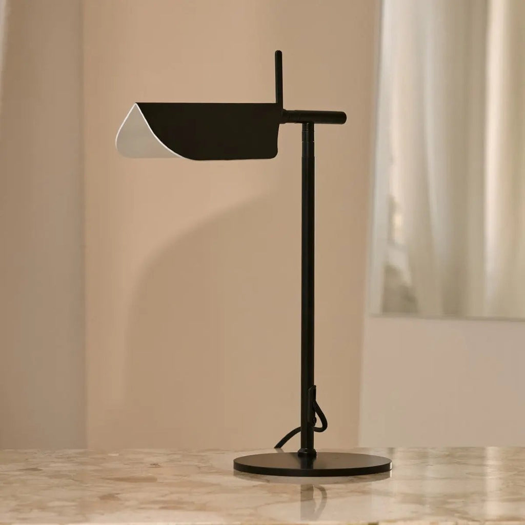 Marcello Black Metal Dresser Lamp | Modern & Scandinavian Design - LUXONAS HOME