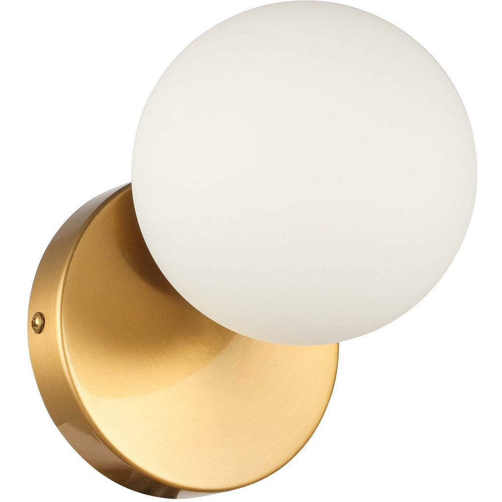 Maria Wall Lamp White Gold - LUXONAS HOME
