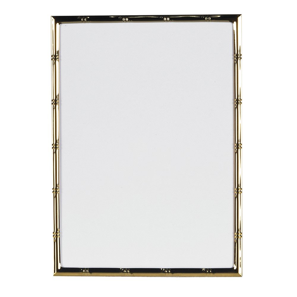Medium Gold Bamboo Effect Photo Frame - LUXONAS