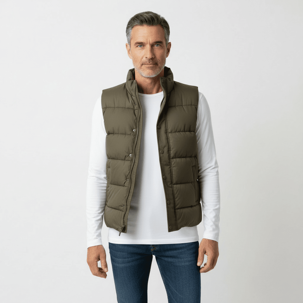Men's Puffer Gilet – Stylish and Versatile Outerwear - LUXONAS HOME