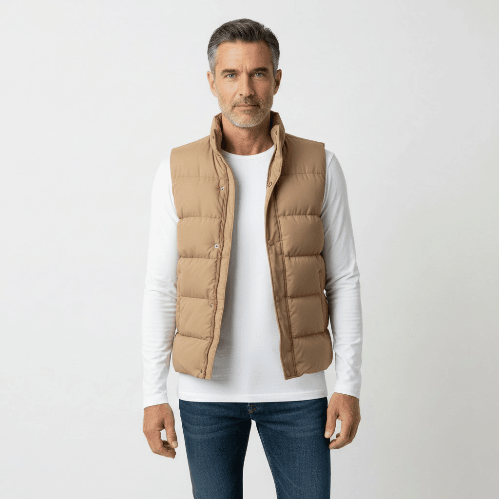 Men's Puffer Gilet – Stylish and Versatile Outerwear - LUXONAS HOME