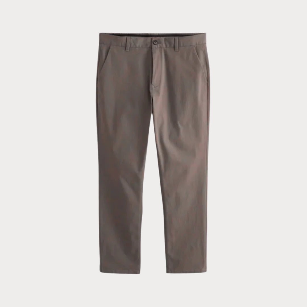 Men's Slim Fit Cotton Chinos - LUXONAS HOME