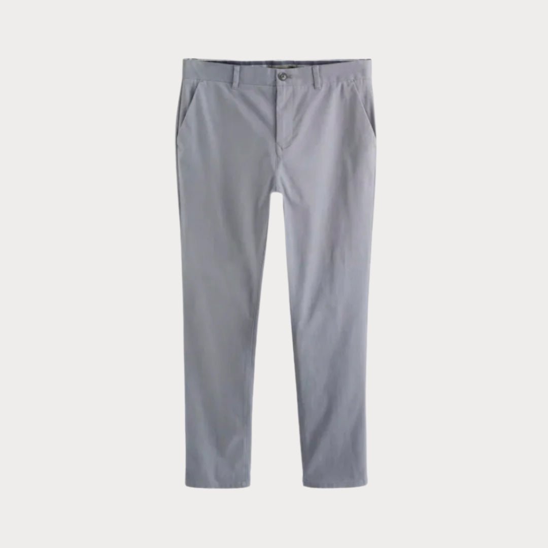 Men's Slim Fit Cotton Chinos - LUXONAS HOME