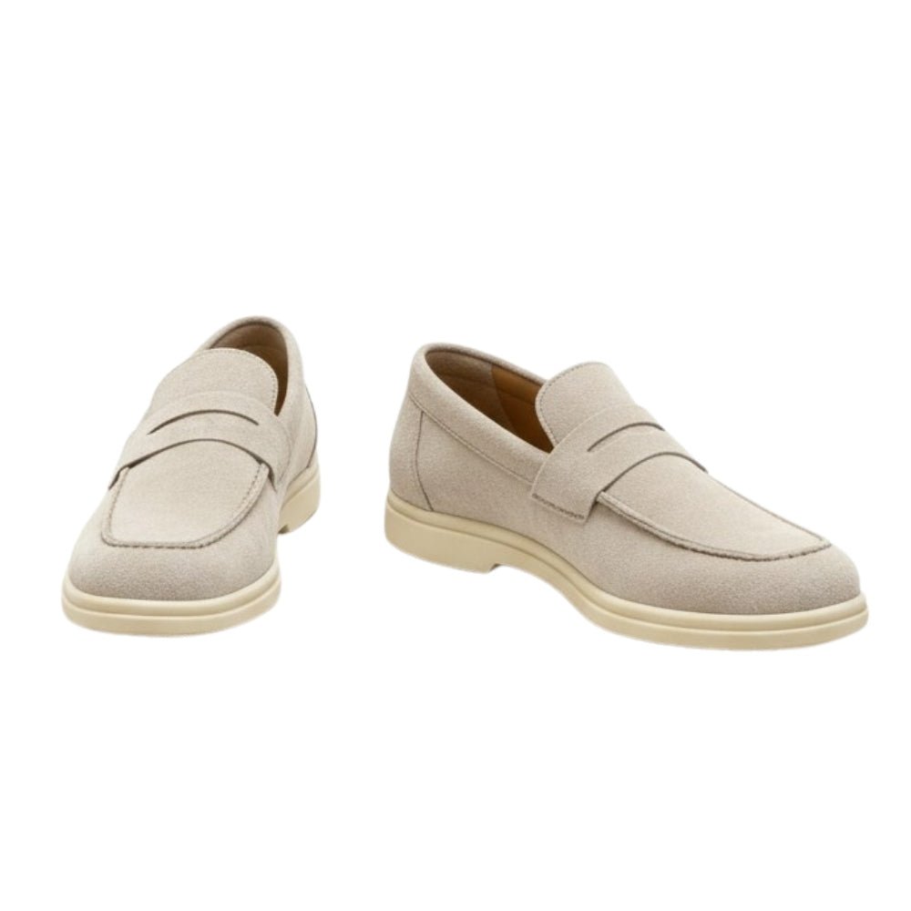 Men's Suede Huele Loafers - LUXONAS HOME