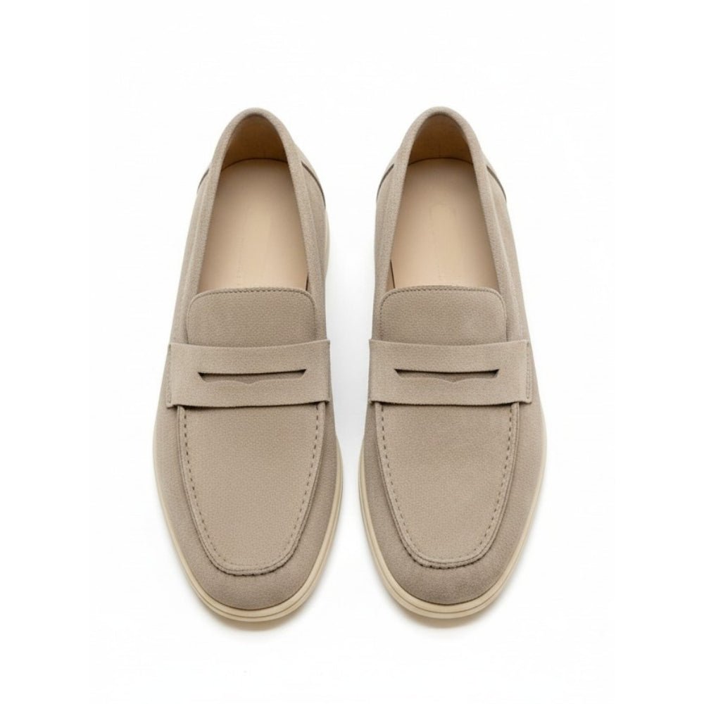 Men's Suede Huele Loafers - LUXONAS HOME