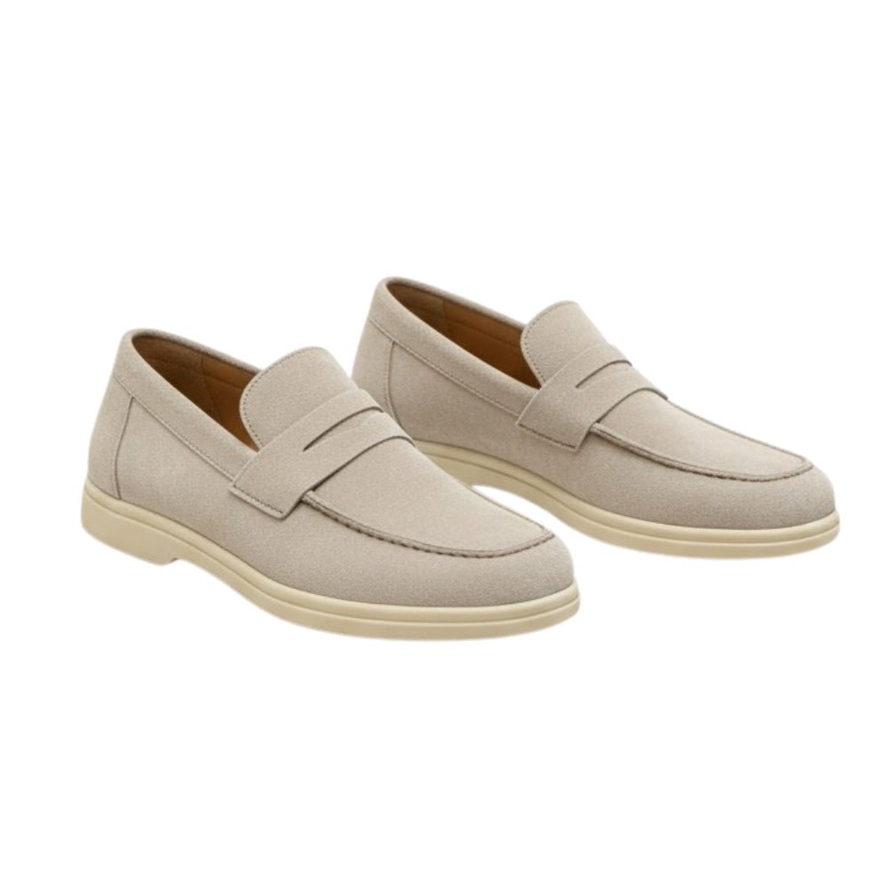Men's Suede Huele Loafers - LUXONAS HOME
