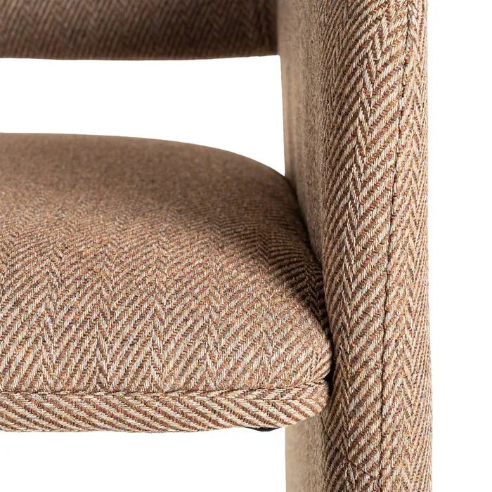 Mercury Brown Chair – Stylish and Comfortable Seating - LUXONAS