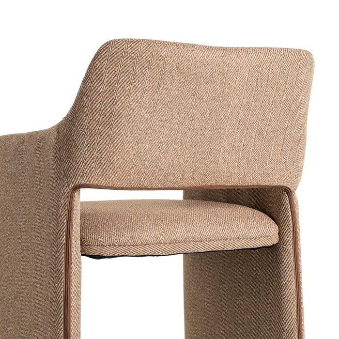 Mercury Brown Chair – Stylish and Comfortable Seating - LUXONAS