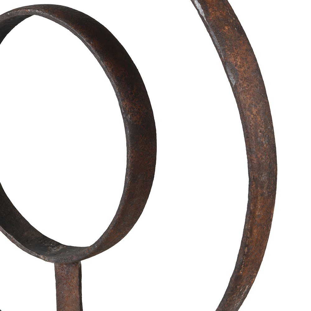 Metal Double Ring on Stand - LUXONAS