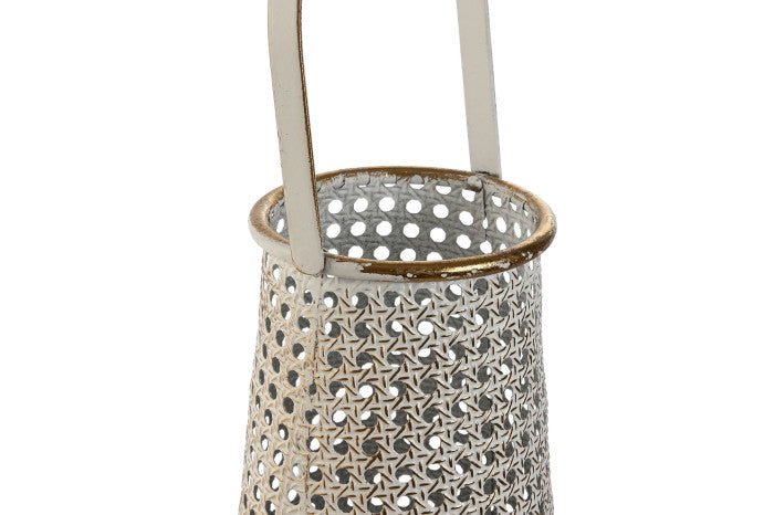 Metal Gold Edge Lantern