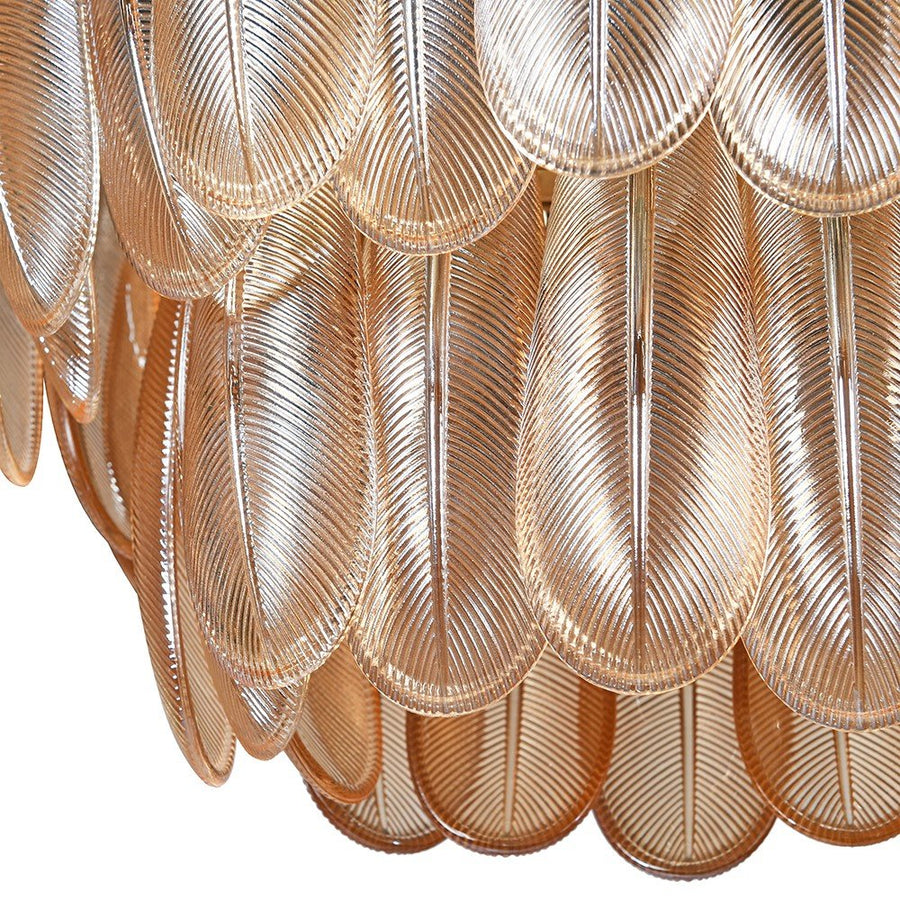 Elegant Metal Petal Chandelier