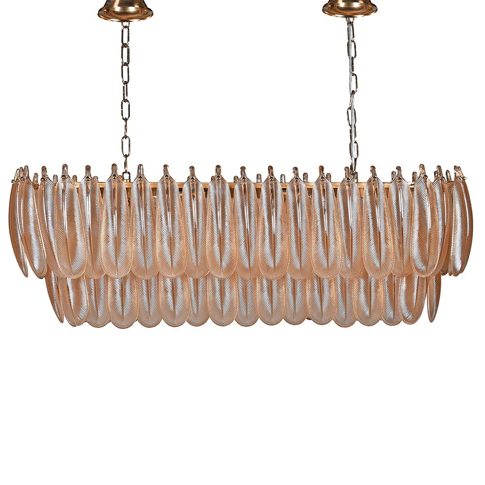 Elegant Metal Petal Chandelier